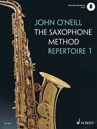 The Saxophone Method: Repertoire #1 Book with Online Audio Access cover Thumbnail